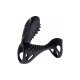 GLADIATOR F ANILLO VIBRADOR CON PLUG Y MANDO A DISTANCIA - NEGRO VIBRASHOP