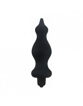 AMUSE ESTIMULADOR ANAL CON BALA VIBRADORA - NEGRO VIBRASHOP