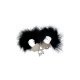 ESPOSAS DE METAL Y PELUCHE - NEGRO VIBRASHOP