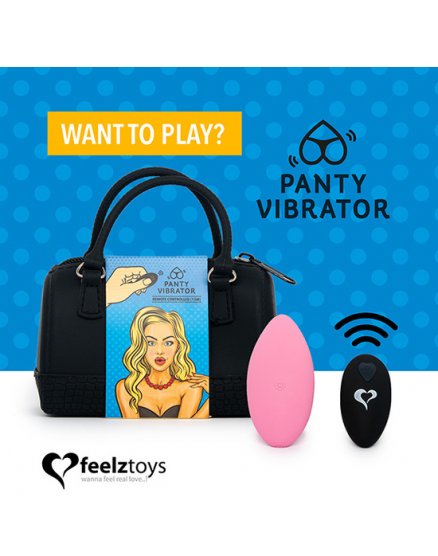 FEELZTOYS - BRAGUITA VIBRADORA CON MANDO - ROSA VIBRASHOP