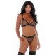 OPPOSITES ATTRACT CONTRAST LINGERIE SET NEGRO VIBRASHOP