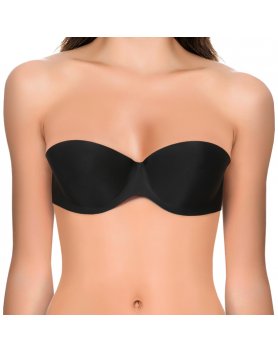 SET DE 3 UDS. INVISIBLE BRA STRAPLESS AUTOADHESIVO - COLOR NEGRO VIBRASHOP