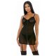 HOOK ME UP CHEMISE CONJUNTO NEGRO VIBRASHOP