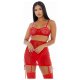 PUT O-RING ON IT LINGERIE SKIRT ROJO VIBRASHOP