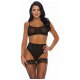 SHEER YOUR LOVIN CONJUNTO NEGRO VIBRASHOP