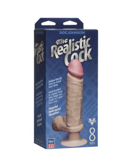 PENES REALISTICOS CON VIBRADOR 20 CM PIEL VIBRASHOP