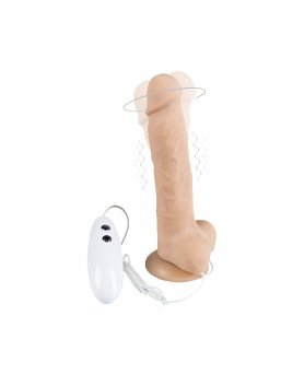 CESAR PENE REALÍSTICO CON VIBRACIÓN Y ROTACIÓN 17,5CM VIBRASHOP