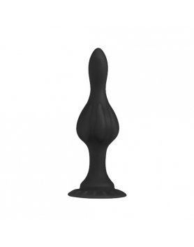 BOB L - PLUG ANAL DE SILICONA NEGRO VIBRASHOP