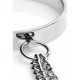 SLAVE COLLAR ATADURA - PLATA VIBRASHOP