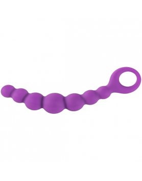 BUBBLE-CHAIN - BOLAS ANALES SILICONA MORADO VIBRASHOP