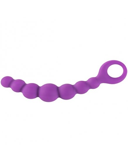 BUBBLE-CHAIN - BOLAS ANALES SILICONA MORADO VIBRASHOP