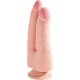 KING COCK - PENE REALÍSTICO DOBLE - TRIPLE DENSIDAD 24X8CM VIBRASHOP