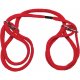 ROPE - ESPOSAS DE ALGODON 100% , ROJO VIBRASHOP