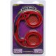 ROPE - ESPOSAS DE ALGODON 100% , ROJO VIBRASHOP