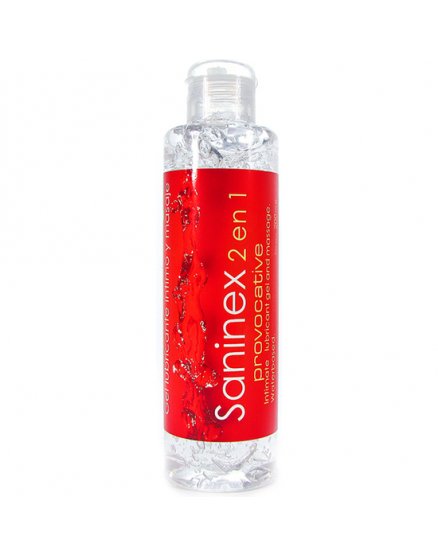 SANINEX INTIMATE LUBRICANT & MASSAGE GEL PROVOCATIVE 2 in 1 - 200ML VIBRASHOP