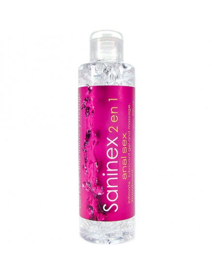 SANINEX INTIMATE LUBRICANT & MASSAGE GEL ANAL SEX 2 in 1 - 200ML VIBRASHOP