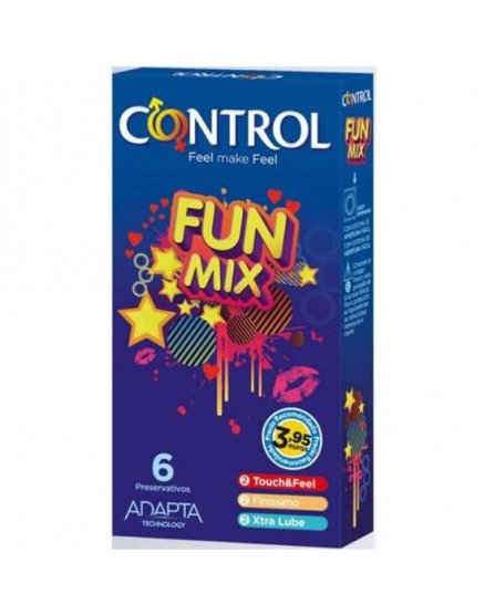 CONTROL PRESERVATIVOS FUN MIX 6 UDS VIBRASHOP