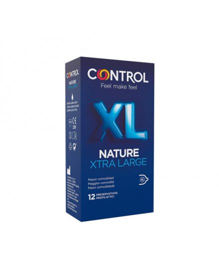 CONTROL PRESERVATIVOS NATURE XL 12UDS VIBRASHOP