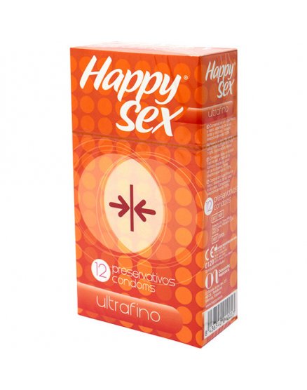 HAPPY SEX PRESERVATIVO ULTRAFINO 12 UDS VIBRASHOP