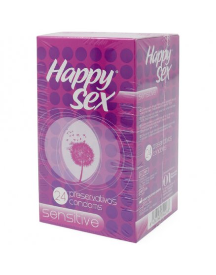 HAPPY SEX PRESERVATIVO SENSITIVE 24 UDS VIBRASHOP
