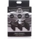 MASTER SERIES - SET PLUG DE SILICONA - BLACK VIBRASHOP