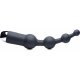 10X BOLAS ANALES SILICONA CON VIBRADOR - NEGRO VIBRASHOP