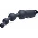 10X BOLAS ANALES SILICONA CON VIBRADOR - NEGRO VIBRASHOP