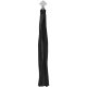 FLOGGER DE CUERO CON MANGO PUNTIAGUDO BRILLANDE - NEGRO VIBRASHOP