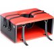 SILLA QUEENING - NEGRO Y ROJO VIBRASHOP