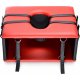 SILLA QUEENING - NEGRO Y ROJO VIBRASHOP