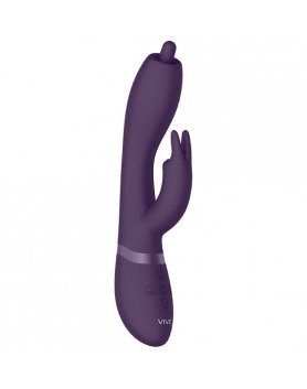 NILO - RABBIT PUNTO G, SILICONA - MORADO VIBRASHOP