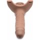 SM HOLLOW DILDO DE SILICONA STRAP-ON - CARNE VIBRASHOP