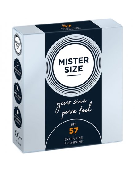 MISTER SIZE 57 (3 PACK) - NATURAL 57 CM VIBRASHOP