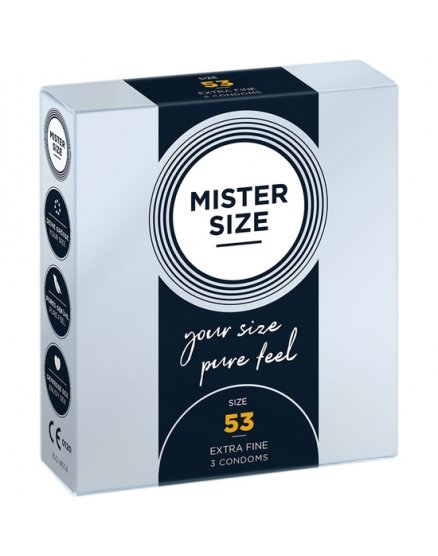 MISTER SIZE 53 (3 PACK) - EXTRA FINO VIBRASHOP