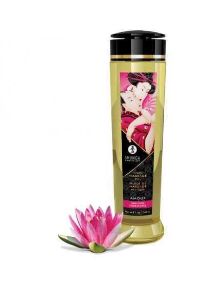 SHUNGA ACEITE DE MASAJE EROTICO AMOR VIBRASHOP