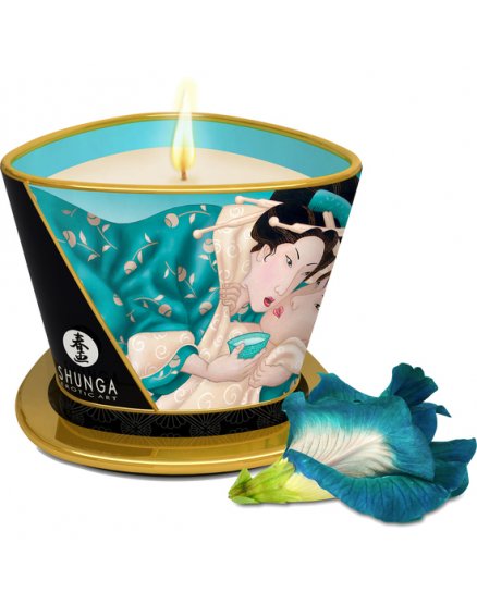 SHUNGA VELA DE MASAJE FLORES DE LA ISLA 170 ML VIBRASHOP