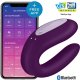 SATISFYER DOUBLE JOY CON APP - MORADO VIBRASHOP