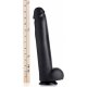 THE MASTER PENE CON BASE DE SUCCIÓN 32CM - NEGRO VIBRASHOP