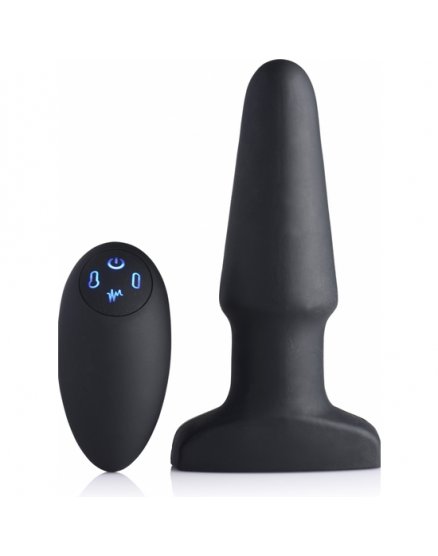 PLUG ANAL DE SILICONA, INFLABLE Y CON VIBRADOR de 10X VIBRASHOP