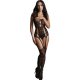 LE DÉSIR - BODY DE ENCAJE CON LIGUEROS - NEGRO VIBRASHOP