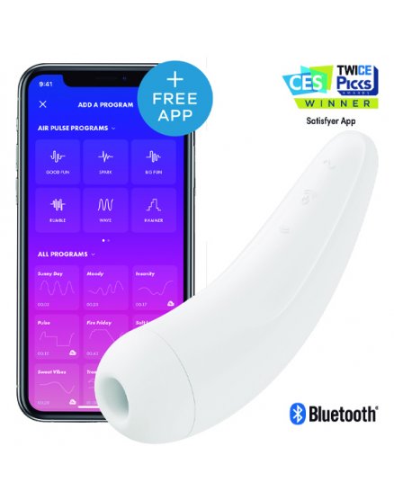 SATISFYER CURVY 2+ - BLANCO VIBRASHOP