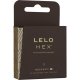 LELO HEX PRESERVATIVOS RESPECT XL 3UDS VIBRASHOP