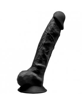 SILEXD DILDO MODELO 1 - PENE REALÍSTICO 23CM - NEGRO VIBRASHOP