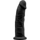 SILEXD MODELO 2 - PENE REALÍSTICO 15CM - NEGRO VIBRASHOP