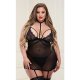 BACI MINIVESTIDO CON TANGA - NEGRO VIBRASHOP