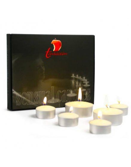 SET VELAS ERÓTICAS FEROMONAS COCO TENTACIÓN VIBRASHOP