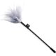 TEASE FEATHER PLUMERO BDSM - NEGRO/BLANCO VIBRASHOP