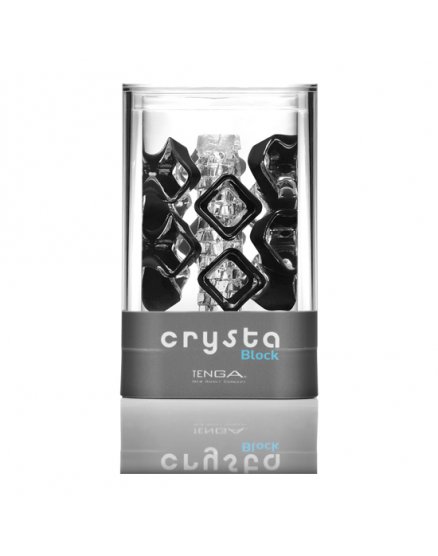 TENGA - CRYSTA MASTURBADOR MASCULINO BLOCK VIBRASHOP