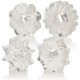 ANILLOS SILICONA BASICOS 4 PACK - TRANSPARENTES VIBRASHOP
