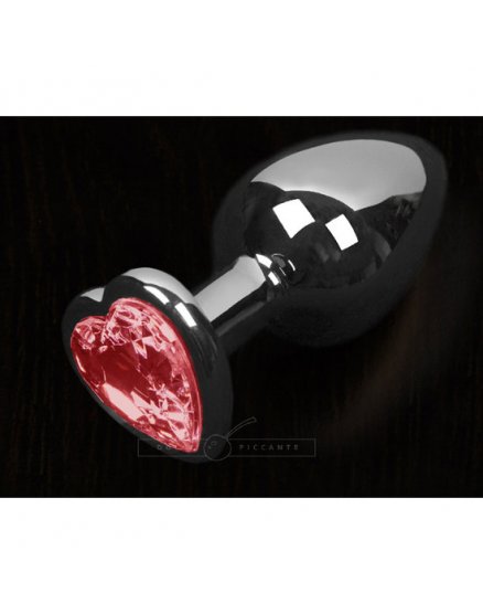 PLUG METAL CORAZON ROJO - S VIBRASHOP